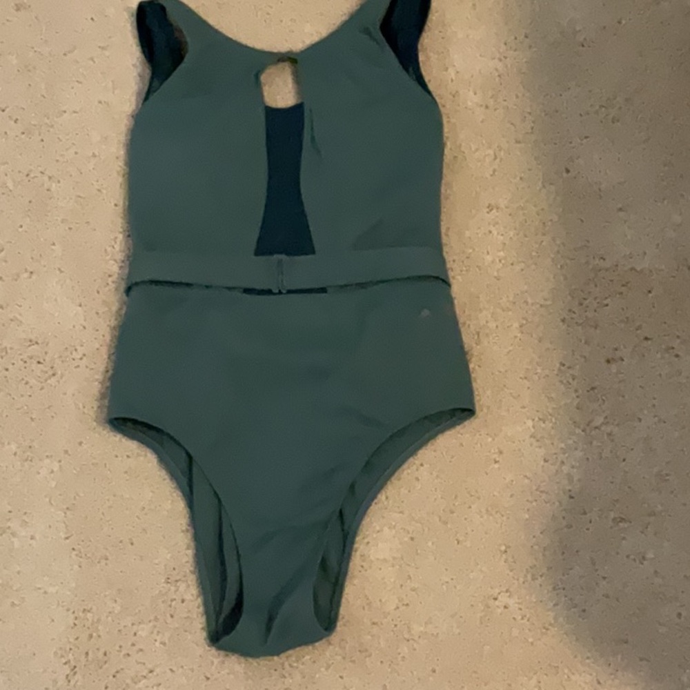 Green One-Piece Swimsuit
